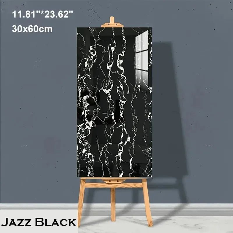 10–20 Stück 30 x 60 cm selbstklebende Marmor - PVC - Bodenfliesen, wasserdicht, abziehbarer Wandaufkleber, Küche, Badezimmer, abnehmbare Heimdekoration - FUXL - Shopify