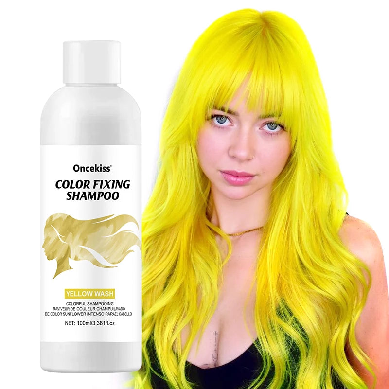 Farbglanz-Shampoo – Unsichtbare Pflege für semi-permanente Colorationen, schützt Kopfhaut & fixiert die Farbe mit reichhaltigem Schaum