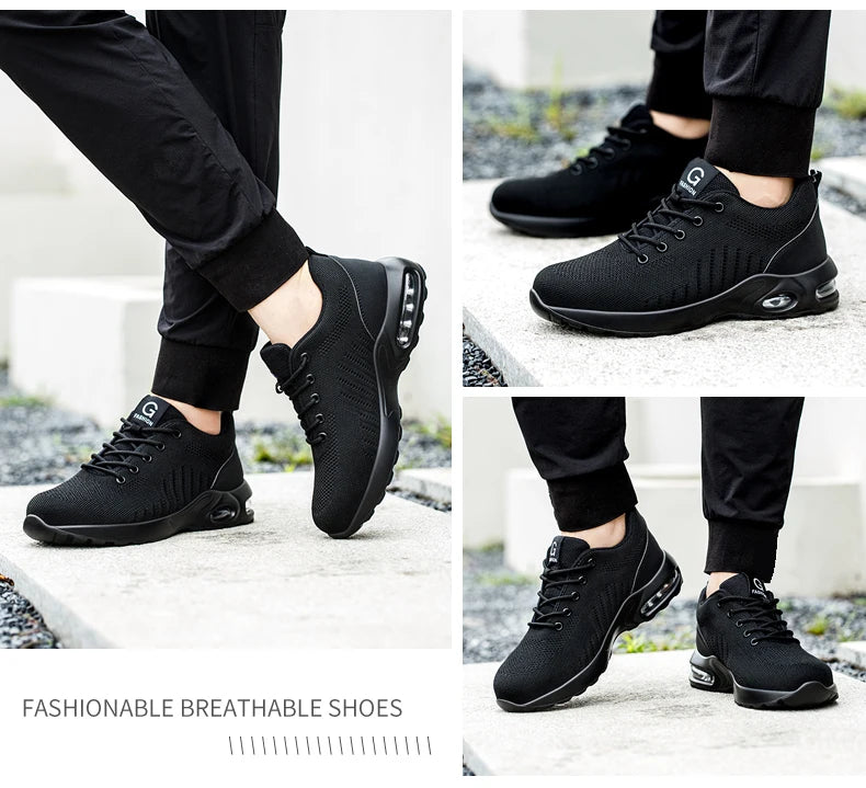 FUXL Sicherheitsschuhe Herren mit Stahlkappe – Leichte Work Sneakers für Industrie & Handwerk - FUXL-Shopify