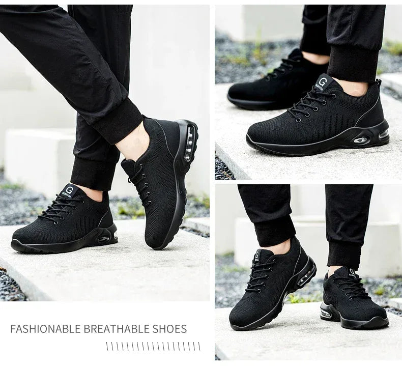 FUXL Sicherheitsschuhe Herren mit Stahlkappe – Leichte Work Sneakers für Industrie & Handwerk - FUXLShop