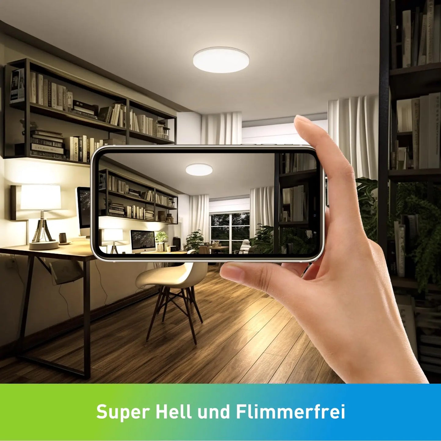 Round LED Ceiling Light Modern Home Decorative Ceiling Lighting Fixture 18/24/36/48W Living Room Bedroom Indoor Kitchen Lighting - FUXL-Shopify