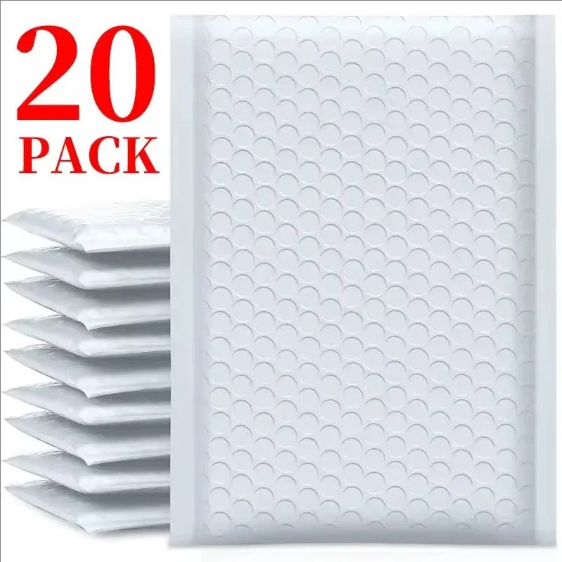 10–50 Stück Luftpolstertaschen aus Kraftpapier, selbstdichtende Papierumschläge, wasserdichte, gepolsterte, gepolsterte Schaumstoff-Versandtaschen zum Verpacken