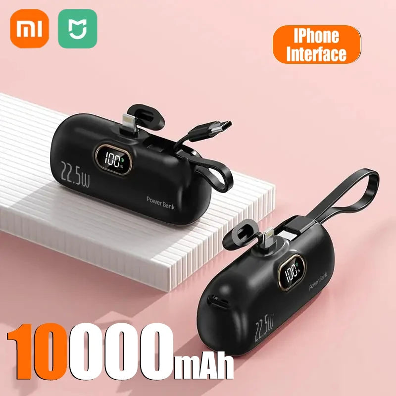 Xiaomi Mini Praktische mobile Powerbank 30000 mAh Tragbares Schnellladen geeignet für iPhone 16 15 14 Samsung Externer Akku