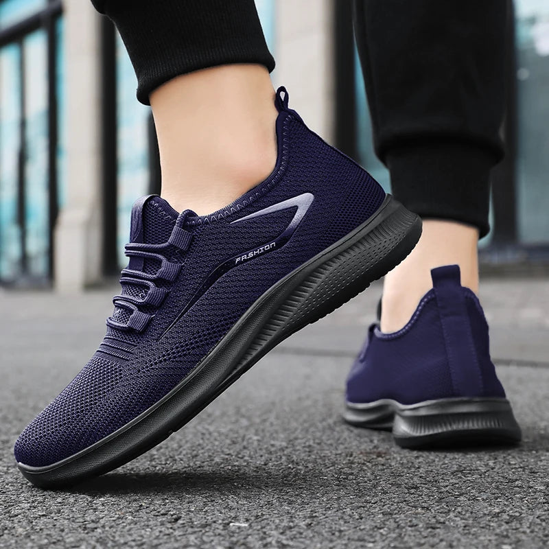 Herrenschuhe, lässiger Sneaker, atmungsaktiver Mesh-Sneaker, rutschfeste Herren-Sommer-Sneaker, günstiger Schuhabstand, Herrenschuhe