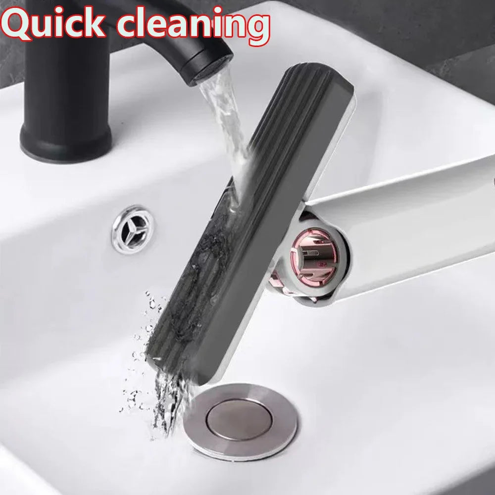 8/24Pcs Mini Squeeze Mop Mini Mopp Schreibtisch Küche Auto Sauber Werkzeuge Mops mit Selbst-quetschen Falten hause Reinigung Boden Waschen Mops