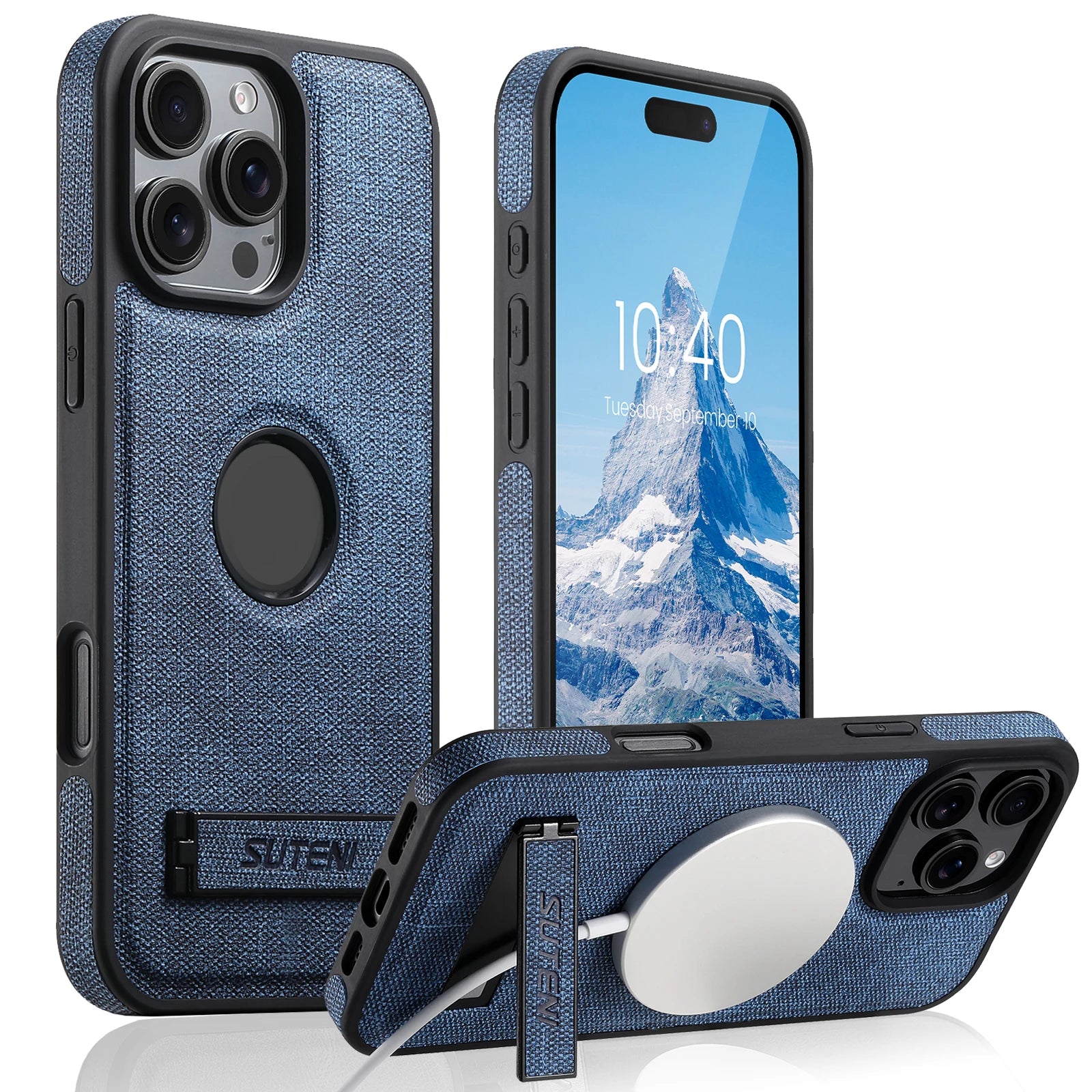SUTENI Luxus PU Leder MagSafe Hülle - FUXL-Shopify