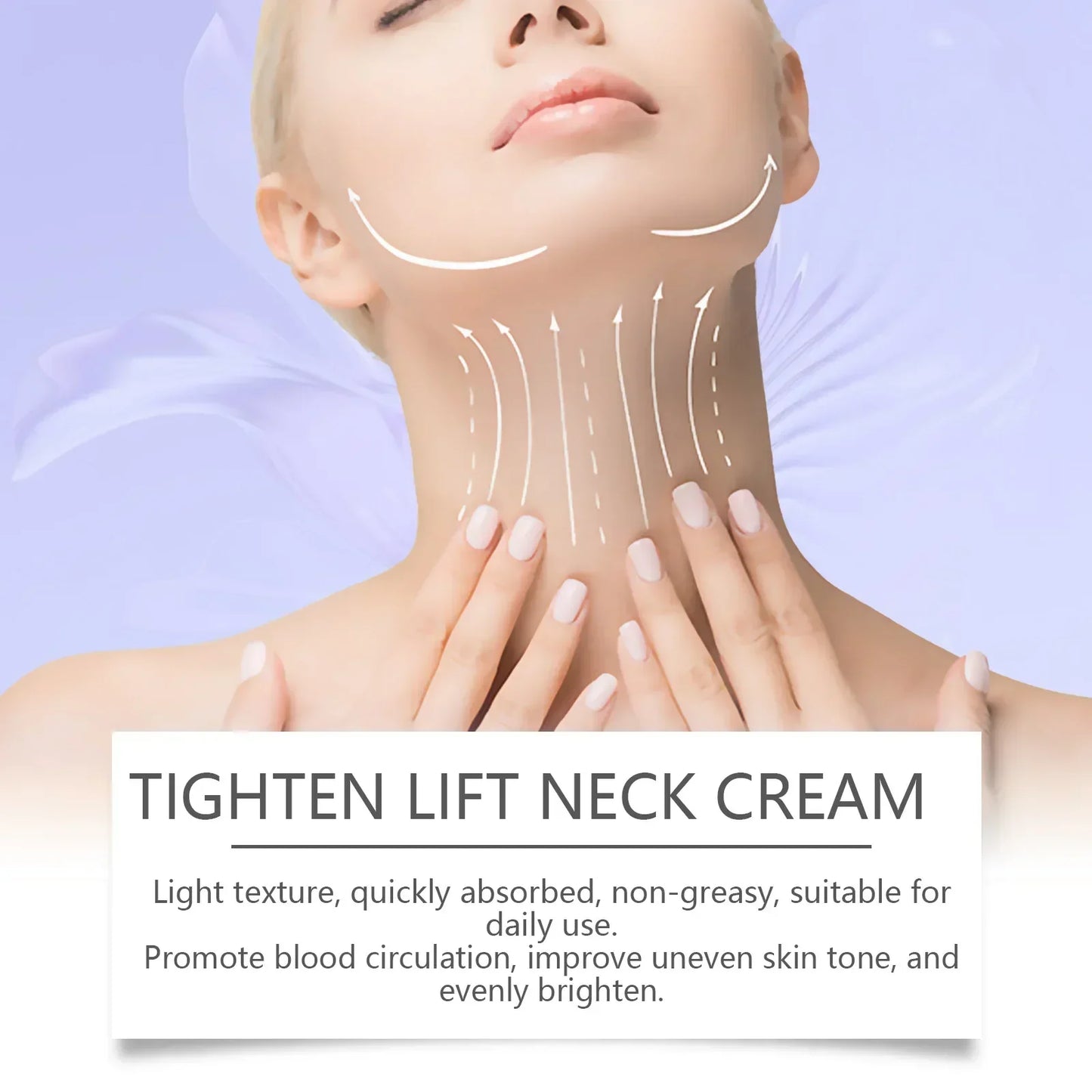Anti-Aging Halscreme – Straffend & Glättend – Pflege gegen Falten & dunkle Haut – Intensiv Feuchtigkeitsspendend mit Aufhell-Effekt