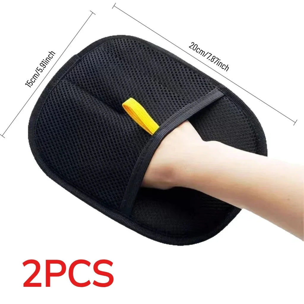 Katzenhaar-Handschuhe, Wollentfernungshandschuhe, deistatische Staubbürste für Hunde und Katzen, Zubehör für Hunde und Katzen, Kaninchen, L/Kurzhaar/Lockenhaar