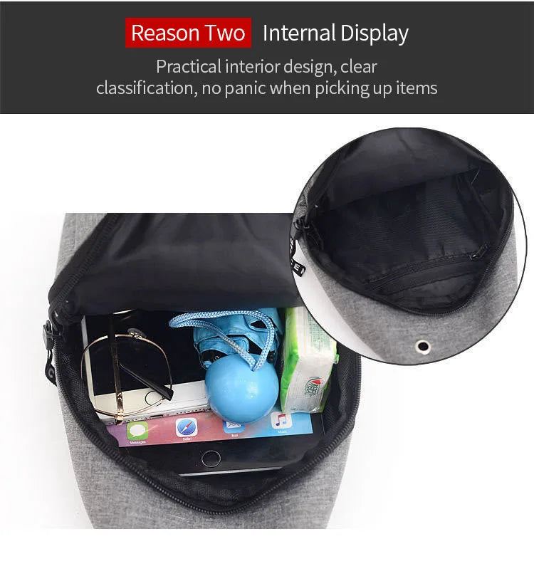 Wasserdichte Bauchtasche für Herren – Großes Fassungsvermögen, verstellbarer Gurt für Outdoor, Reisen, Laufen, Wandern & Radfahren