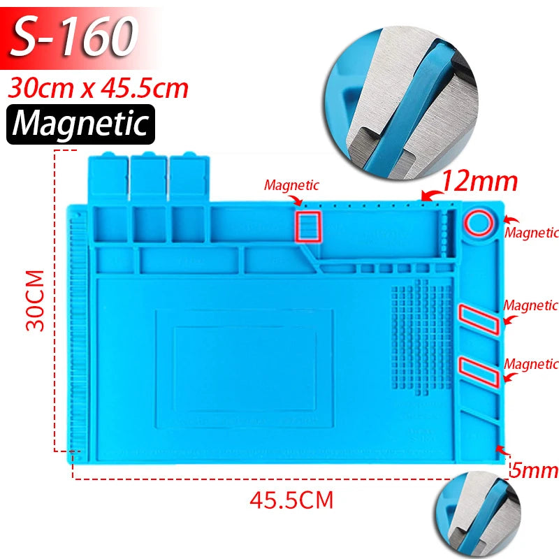 XMSJ Lötmatte Silikon - Hitzebeständig (500°C) Anti-statische Reparaturmatte für Elektronik - FUXL-Shopify
