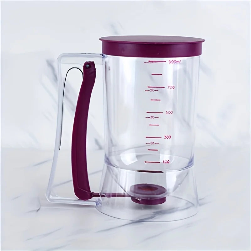 900ml Teigspender (1 Stück) – Mit Messskala & Auslauf – Ideal für Pfannkuchen, Cupcakes & Kekse – Spülmaschinengeeignet - FUXL-Shopify