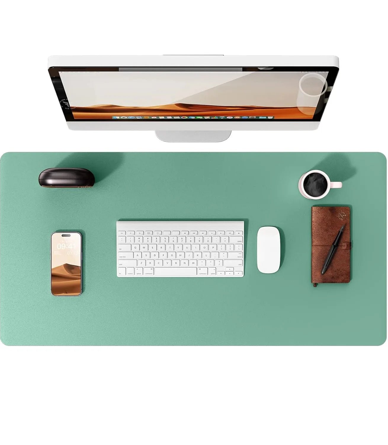 Schreibtischunterlage aus Leder | Computermatte für den Schreibtisch | Großes Mauspad und Tastaturmatte | Schreibtischschutz für das Büro - FUXL - Shopify
