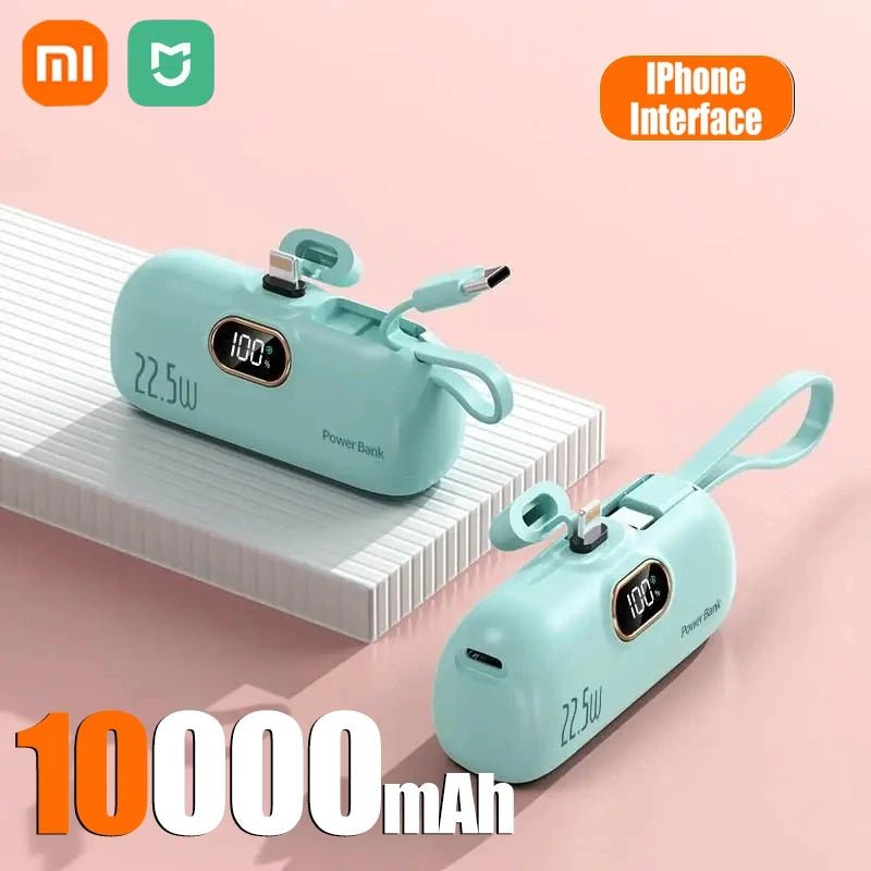 Xiaomi Mini Praktische mobile Powerbank 30000 mAh Tragbares Schnellladen geeignet für iPhone 16 15 14 Samsung Externer Akku