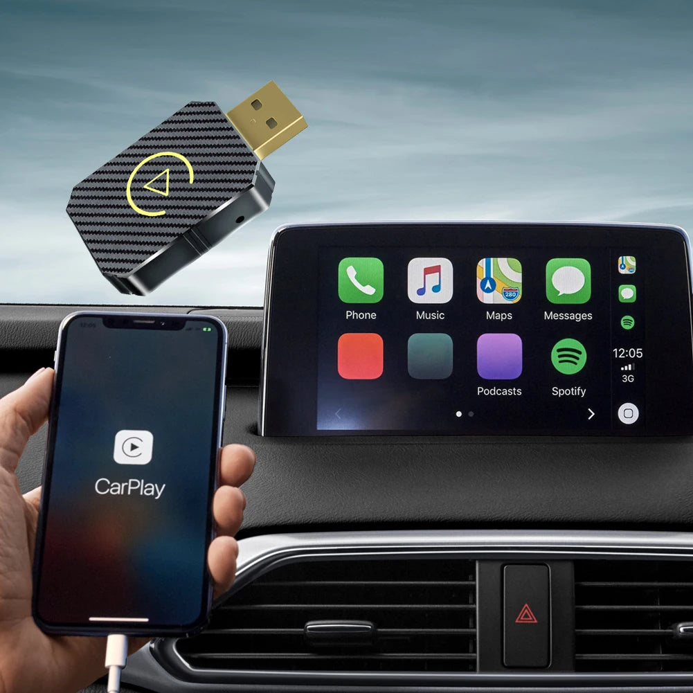 Verkabelt zu Wireless Carplay & Android Auto Wireless Adapter Bluetooth 5,0 WiFi für OEM Wired Carplay Android Auto Auto