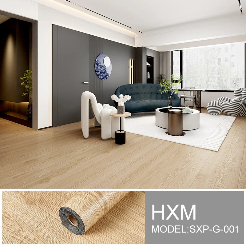 40CM verdicken Holzmaserung Boden Aufkleber industrielle Zement PVC Vinyl Boden Aufkleber selbstklebende wasserdichte Fliesen Aufkleber Home Decor
