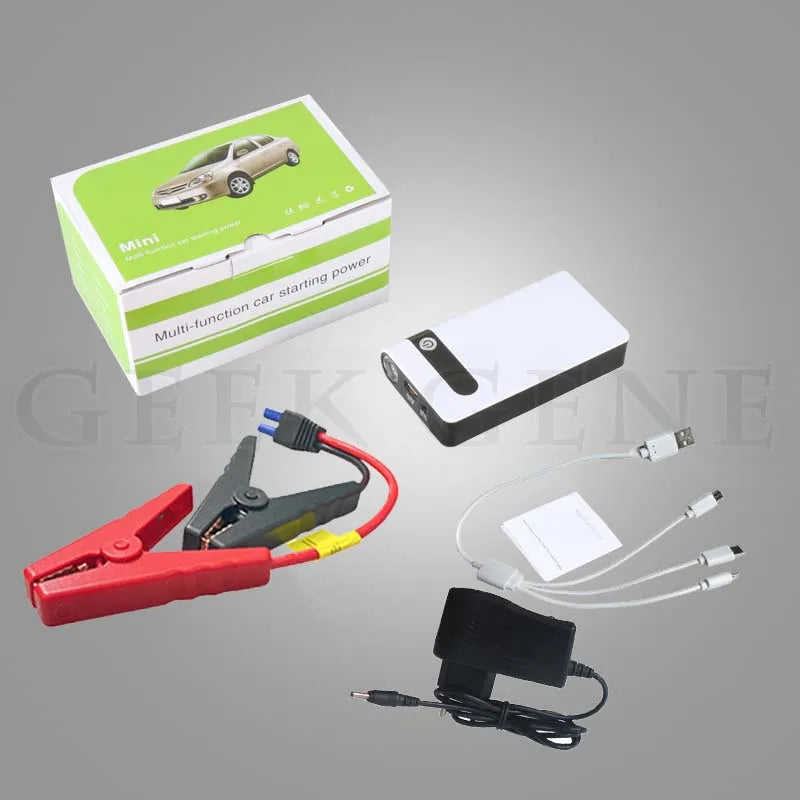 GKFLY 12000 mAh Auto Starthilfe Notstartgerät Kabel Tragbare Power Bank Ladegerät Batterie Booster Buster