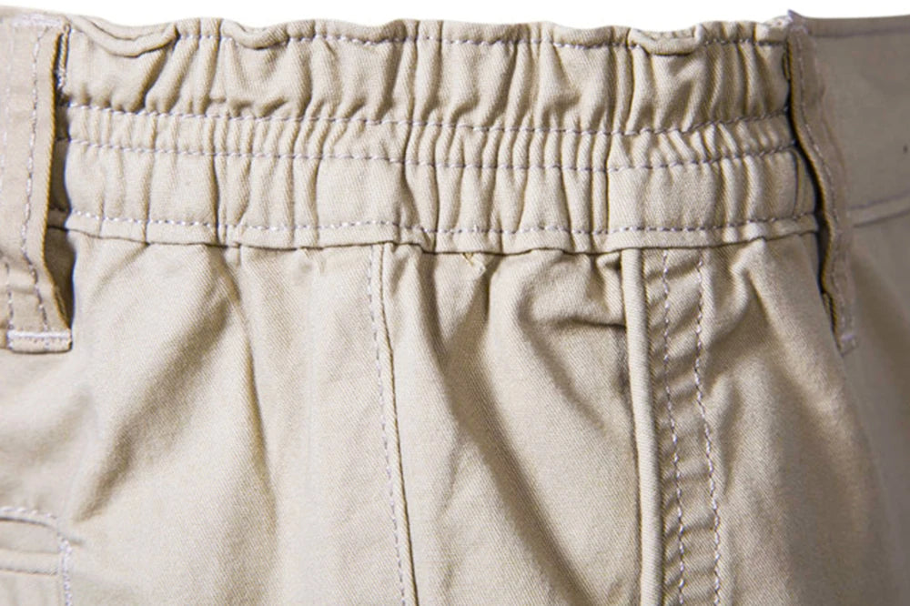 2025 neue Sommer 100% Baumwolle Solide Shorts Männer Hohe Qualität Casual Business Social Elastische Taille Männer Shorts 10 Farben Strand shorts