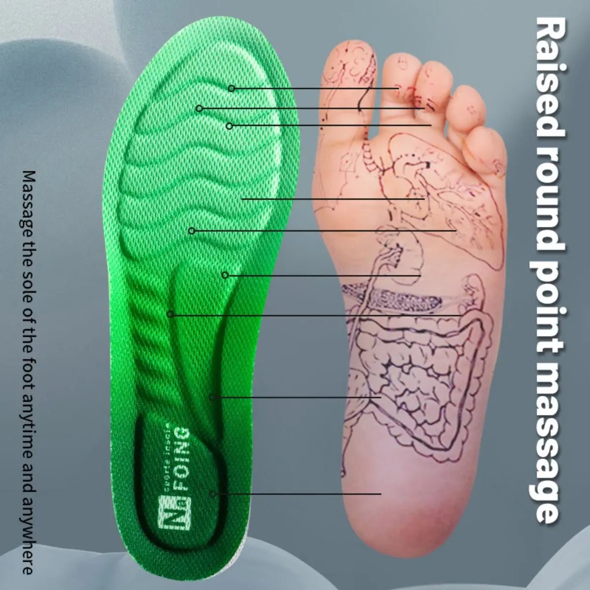 1 Paar Sport - Einlegesohlen pu hochs treck feste anti bakterielle Anti - Odorant - Einlegesohlen bequem für Schuhe Kissen - FUXL - Shopify