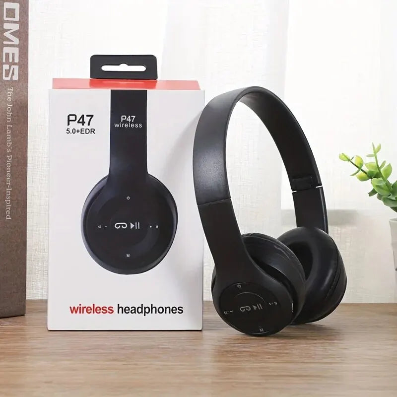 Stereo P47 Headset 5,0 Bluetooth Headset Falt serie Wireless Sportspiel Headset für iPhone Xiaomi