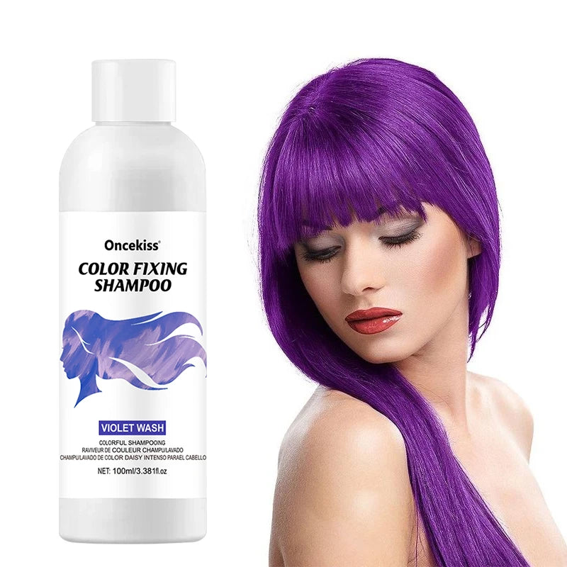 Farbglanz-Shampoo – Unsichtbare Pflege für semi-permanente Colorationen, schützt Kopfhaut & fixiert die Farbe mit reichhaltigem Schaum