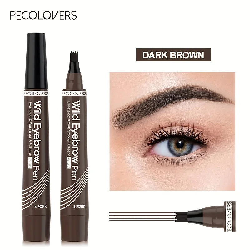 Wasserdichter Brauenstift – 4 Split Tip für natürliche Looks