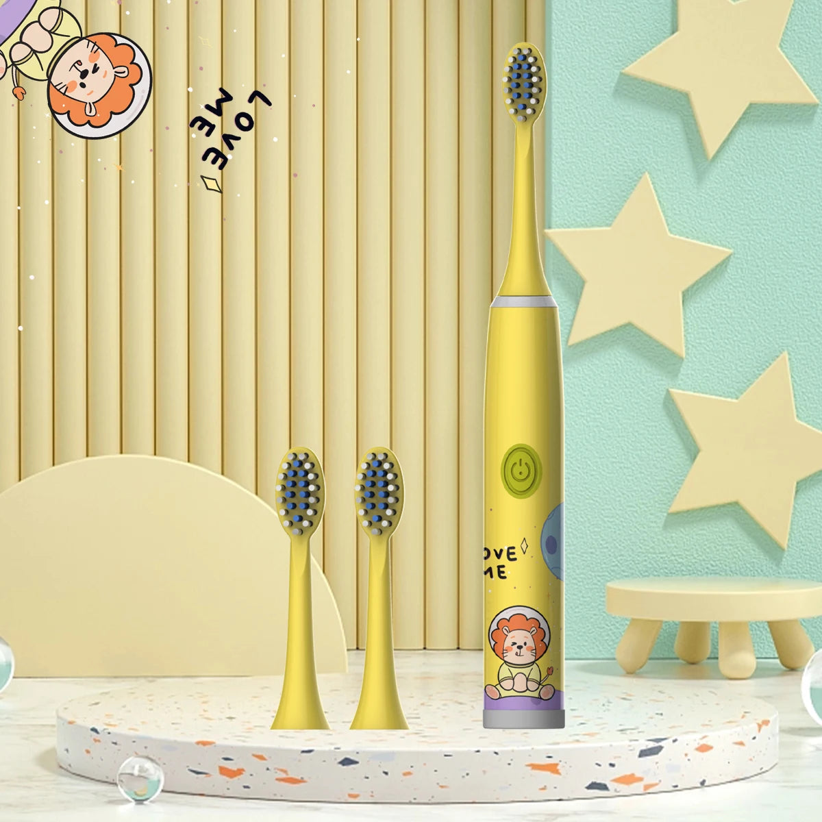 Kinder-Reinigungs bürste für weiches Haar (Batterie nicht einges ch lossen) - FUXL-Shopify