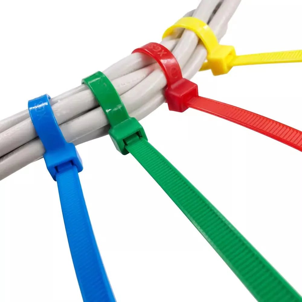 Nylon-Kabelbinder, selbstsichernde Kabelbinder, Riemen, Heimbüro, wiederverwendbar, feste Befestigungsring, Schlaufe, Kunststoff-Drahtbinder, Großhandel