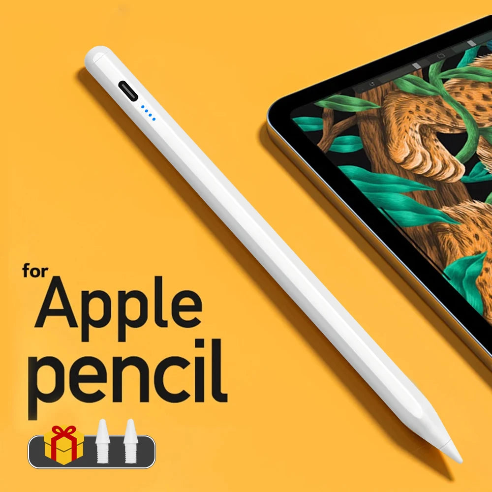 Stylus Pen für Apple Pencil (2022-2018) mit LED-Power-Anzeige & Palm Rejection – Präziser Touch-Stift für iPad Pro/Air/Mini