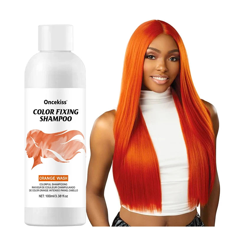 Farbglanz-Shampoo – Unsichtbare Pflege für semi-permanente Colorationen, schützt Kopfhaut & fixiert die Farbe mit reichhaltigem Schaum