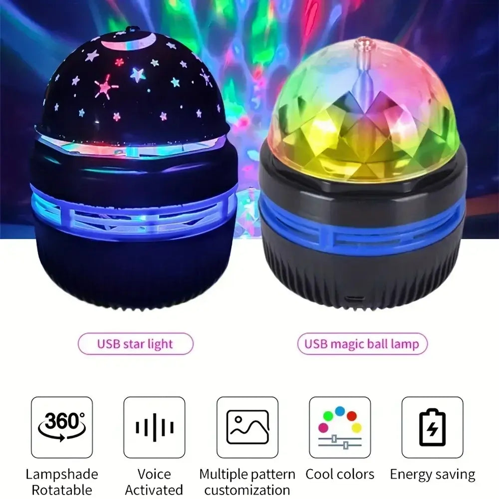 LED-Galaxie Projektor Licht mehrfarbige Fernbedienung für Schlafzimmer Dekoration Weihnachts stern Projektor Nachtlicht Neujahrs geschenk - FUXL-Shopify