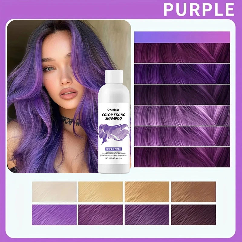 Farbglanz-Shampoo – Unsichtbare Pflege für semi-permanente Colorationen, schützt Kopfhaut & fixiert die Farbe mit reichhaltigem Schaum
