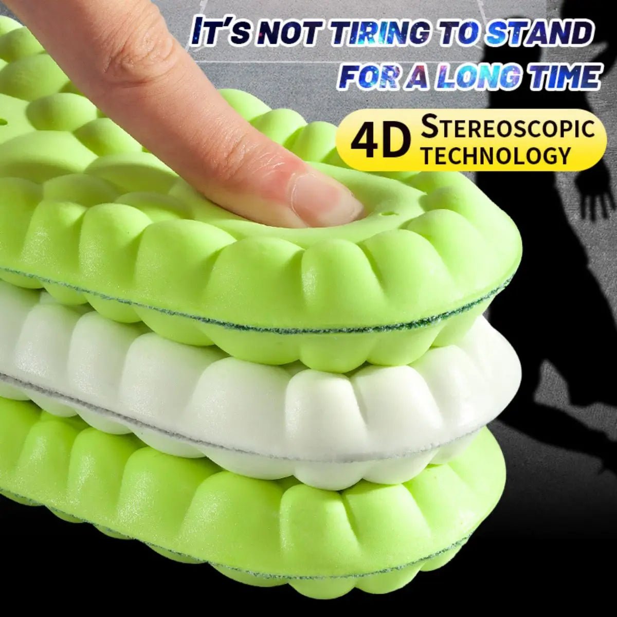 1 Paar Sport - Einlegesohlen pu hochs treck feste anti bakterielle Anti - Odorant - Einlegesohlen bequem für Schuhe Kissen - FUXL - Shopify