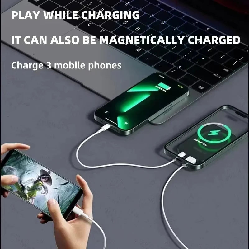 10000 mAh Drahtlose Magnetische Power Bank 22,5 W Schnelle Lade Tragbare Externe Batterie PowerBank Adapter Für iPhone Huawei Samsung
