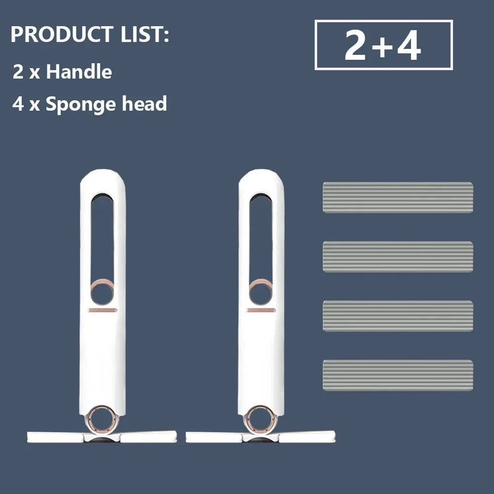 8/24Pcs Mini Squeeze Mop Mini Mopp Schreibtisch Küche Auto Sauber Werkzeuge Mops mit Selbst-quetschen Falten hause Reinigung Boden Waschen Mops