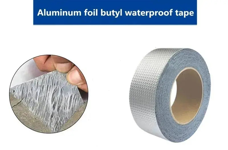 Superstarkes wasserdichtes Dichtband – Selbstklebend, Aluminium-Butyl, für Dach- & Rohrreparatur - FUXL-Shopify