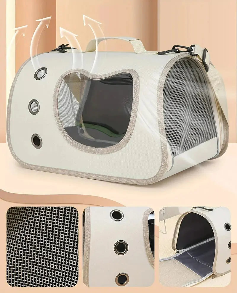 Tragbare Haustiertasche für Hunde & Katzen – Leichter, atmungsaktiver Transportbeutel für unterwegs - FUXL-Shopify