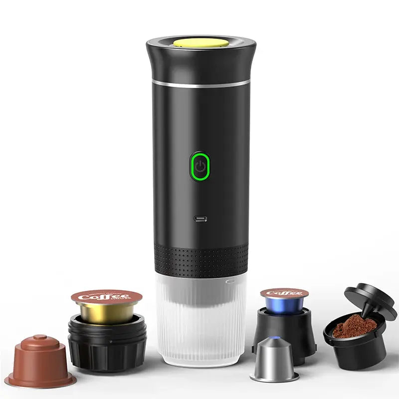 Tragbare drahtlose Espressomaschine für Auto, Zuhause & Camping – 3-in-1 Kaffeemaschine - FUXL-Shopify