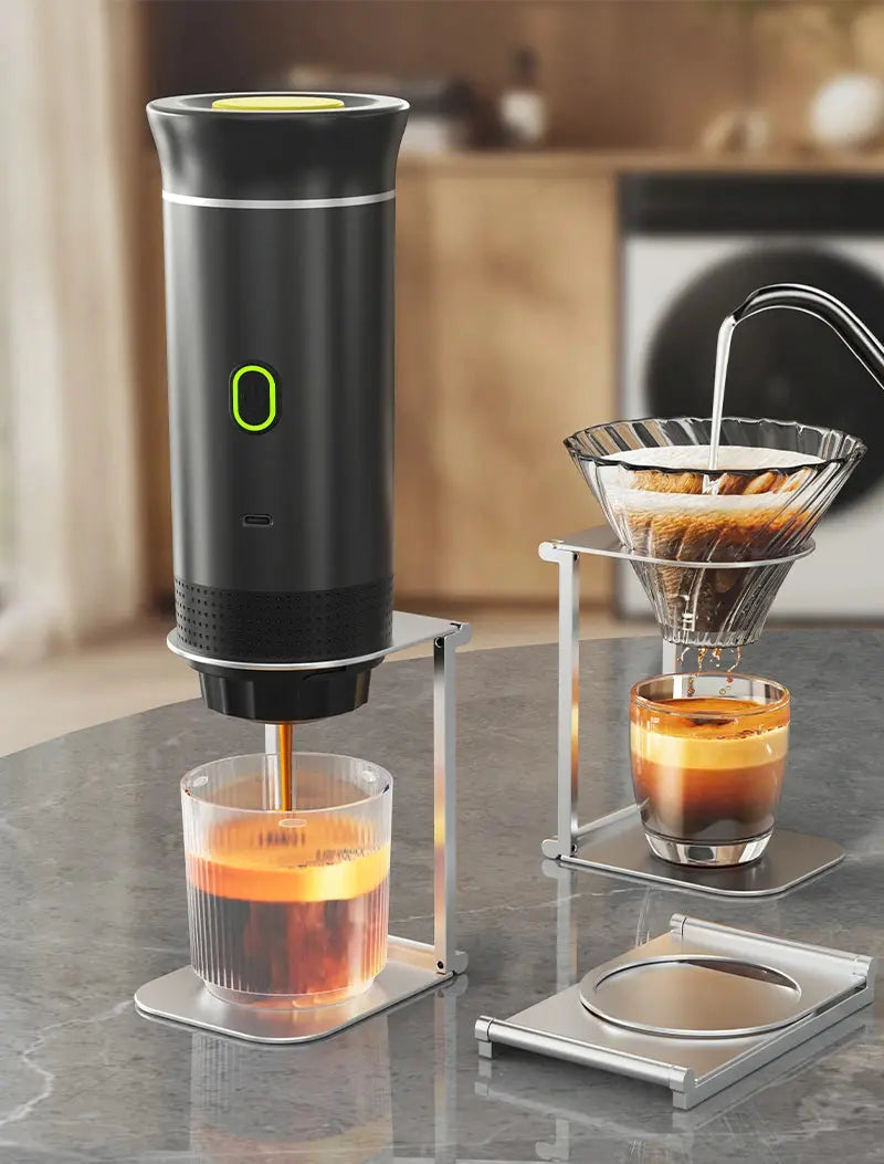 Tragbare drahtlose Espressomaschine für Auto, Zuhause & Camping – 3-in-1 Kaffeemaschine - FUXL-Shopify