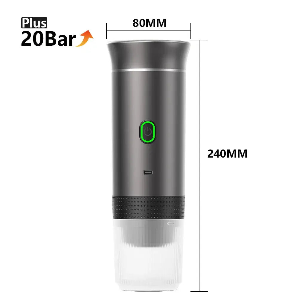 Tragbare drahtlose Espressomaschine für Auto, Zuhause & Camping – 3-in-1 Kaffeemaschine - FUXL-Shopify