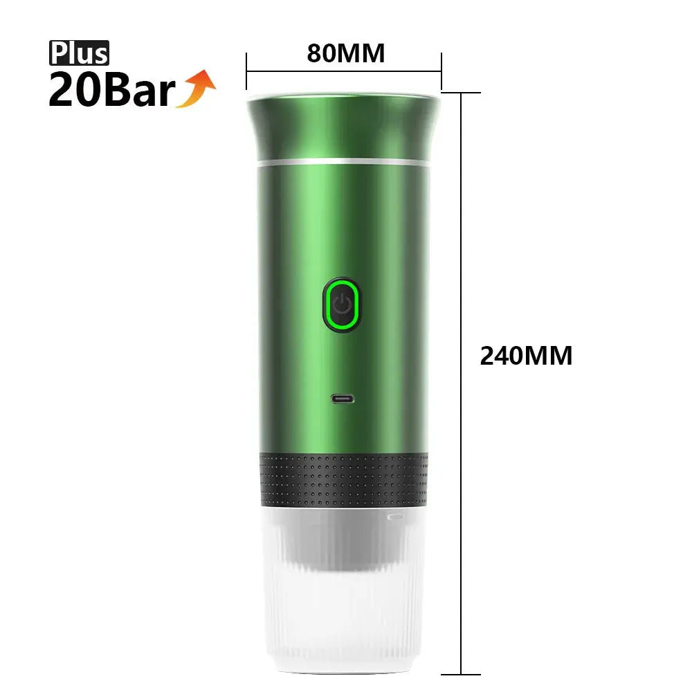 Tragbare drahtlose Espressomaschine für Auto, Zuhause & Camping – 3-in-1 Kaffeemaschine - FUXL-Shopify