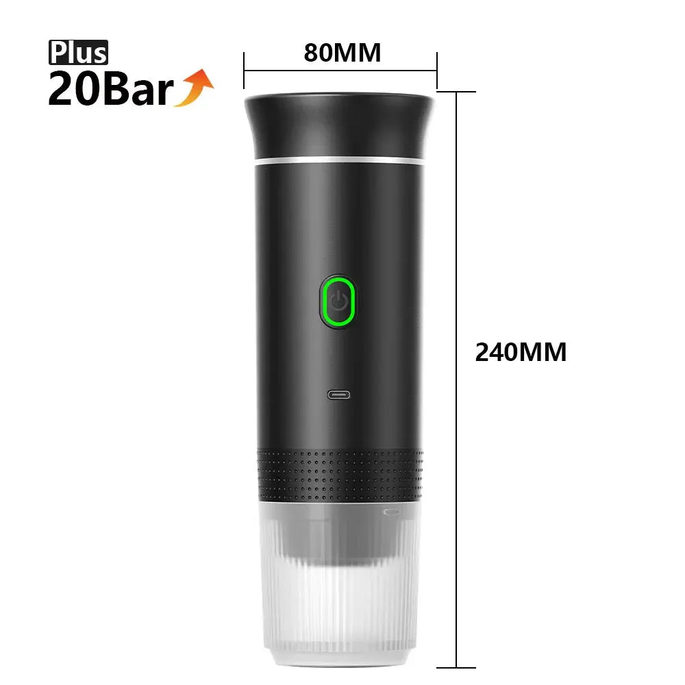 Tragbare drahtlose Espressomaschine für Auto, Zuhause & Camping – 3-in-1 Kaffeemaschine - FUXL-Shopify