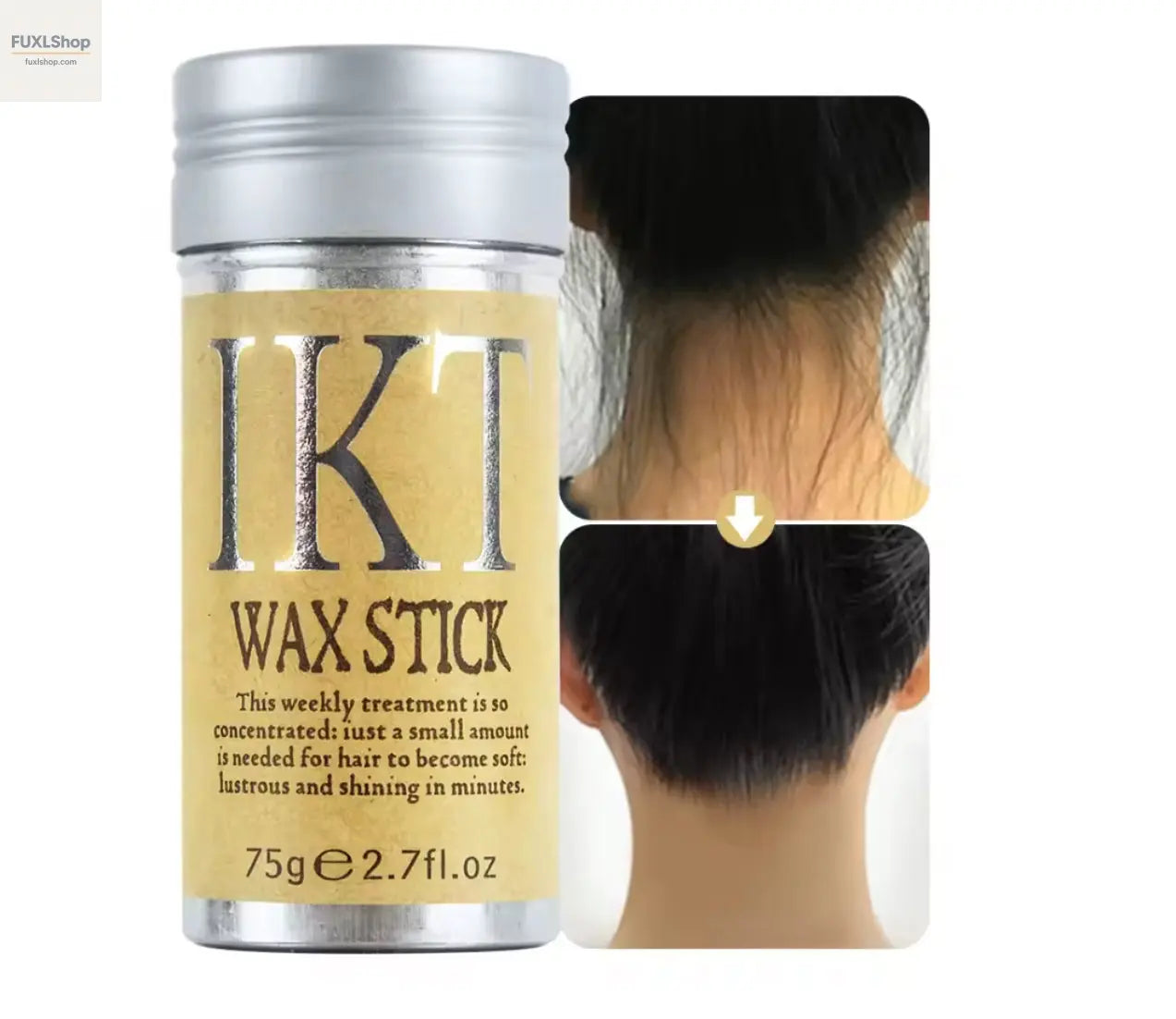 Wax Stick für weichen, flexiblen Halt und strukturierte Frisuren - 2,7 oz/75 g