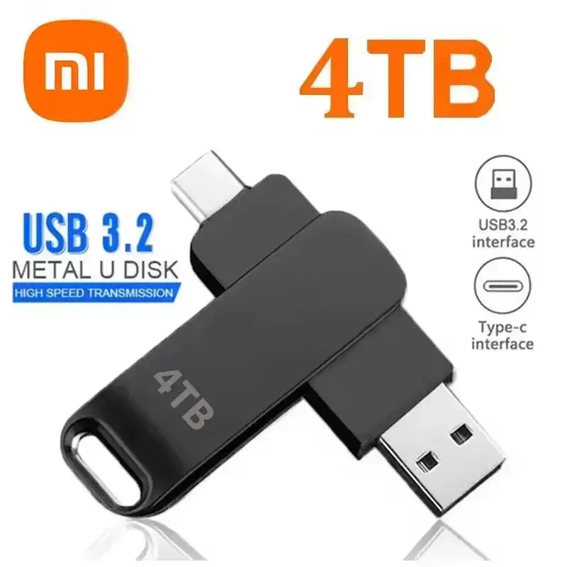 XIAOMI 16TB 3.2 Flash Drives High Speed USB Transfer Metal Pendrive Memory Card Pendrive Flash Disk Memoria Waterproof Stick FUXL-Shopify