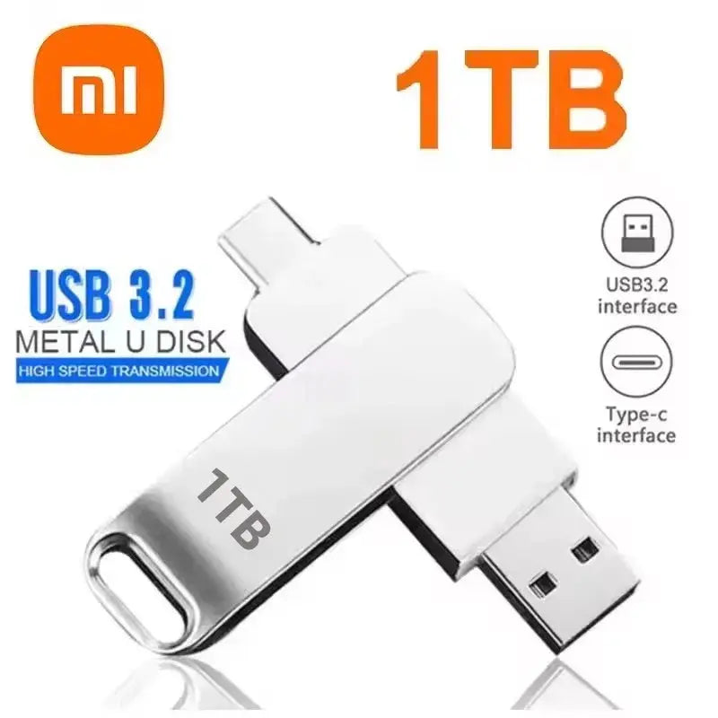 XIAOMI 16TB 3.2 Flash Drives High Speed USB Transfer Metal Pendrive Memory Card Pendrive Flash Disk Memoria Waterproof Stick FUXL-Shopify
