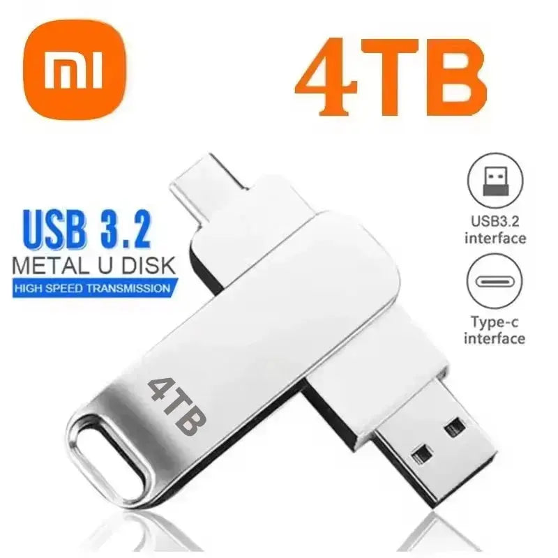 XIAOMI 16TB 3.2 Flash Drives High Speed USB Transfer Metal Pendrive Memory Card Pendrive Flash Disk Memoria Waterproof Stick FUXL-Shopify