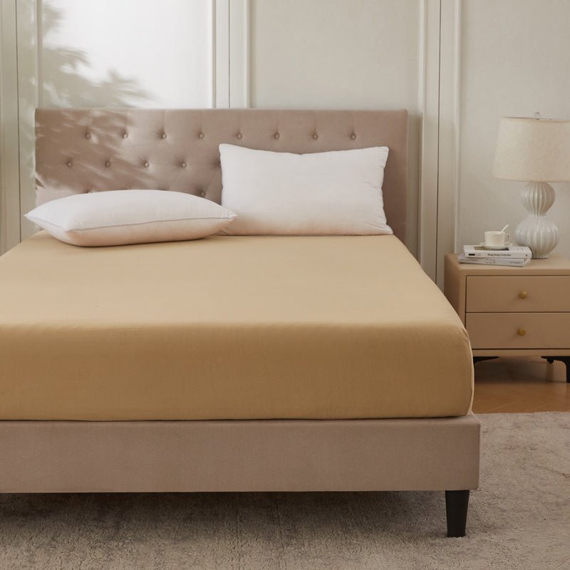 Baumwolle Spannbettlaken – Hochwertig, 130 g/m², 30 cm Steghöhe, Atmungsaktiv & Weich, Pflegeleicht, Ganzjahres-Bettwäsche für Zuhause & Gästezimmer
