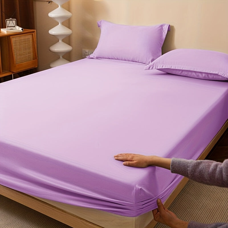 Weiches Bettlaken aus 100 % Polyester – Sanded Finish, gewebt, maschinenwaschbar, ≤29cm Höhe – Uni-Farbe, aktiver Druck – Komfort für jede Saison