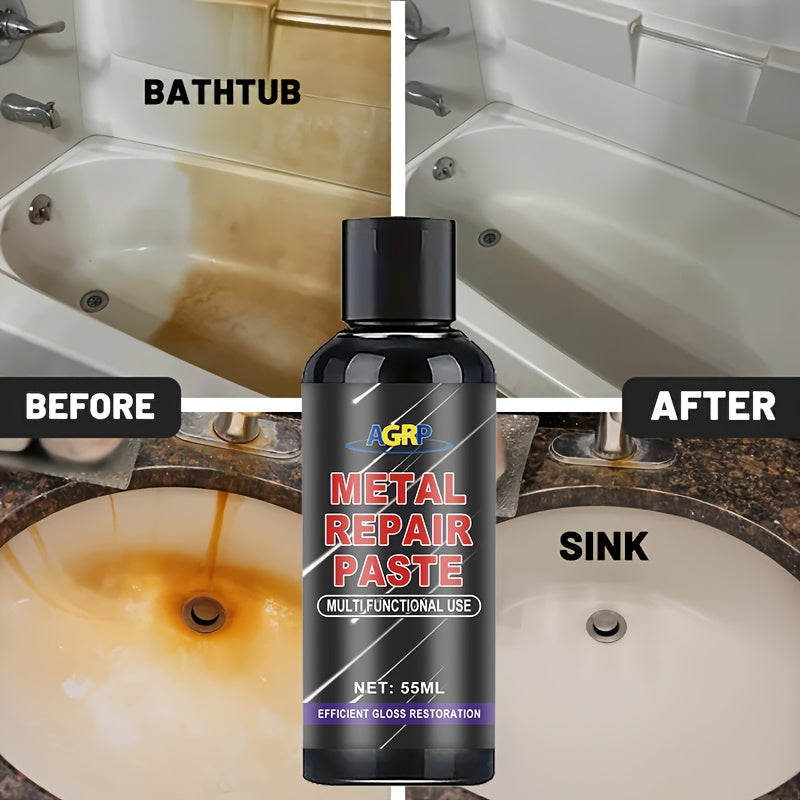 AGRP Universal-Polierwachs für Glas & Metall – Kratzfest, langlebig, glänzend für Bad, Küche & Dusche