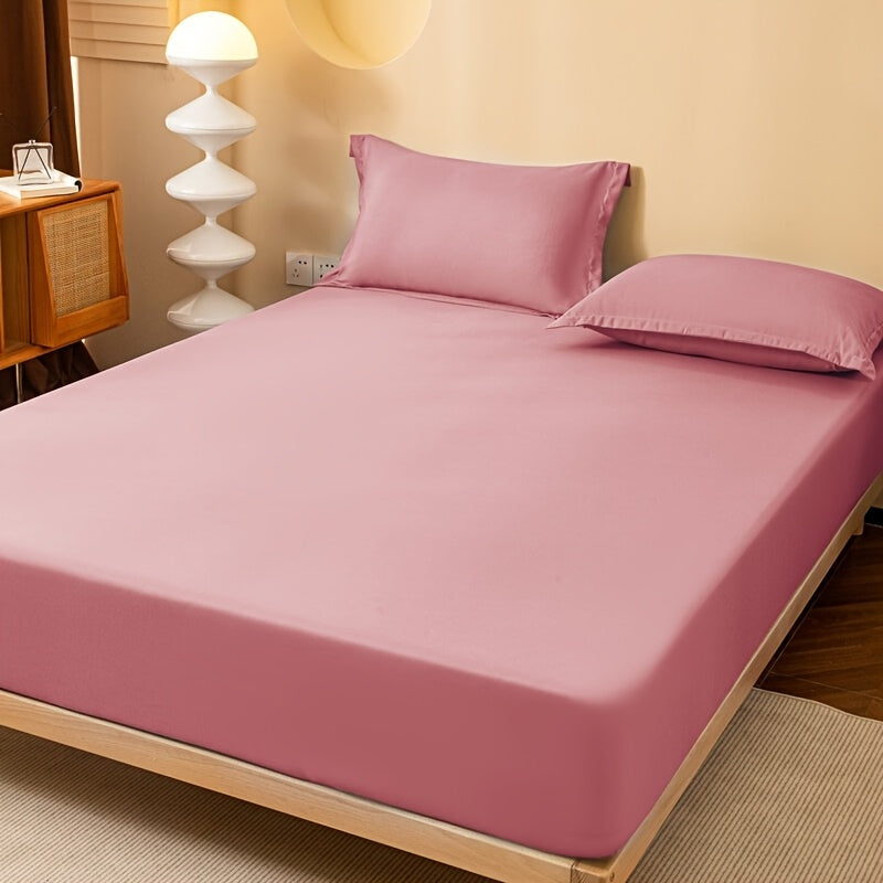 Weiches Bettlaken aus 100 % Polyester – Sanded Finish, gewebt, maschinenwaschbar, ≤29cm Höhe – Uni-Farbe, aktiver Druck – Komfort für jede Saison