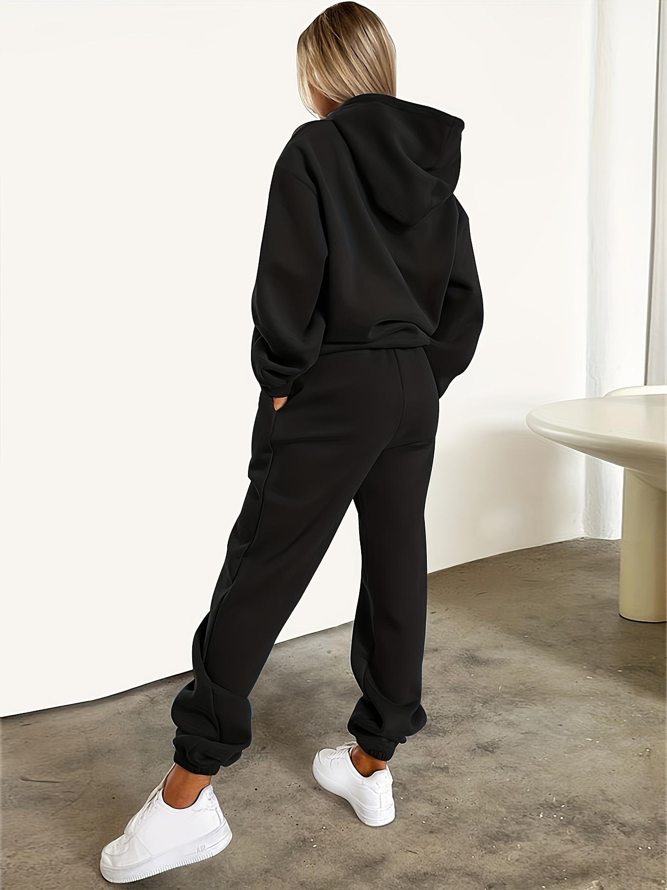 Zweiteiler Cozy – Fleecegefütterter Hoodie & Joggin